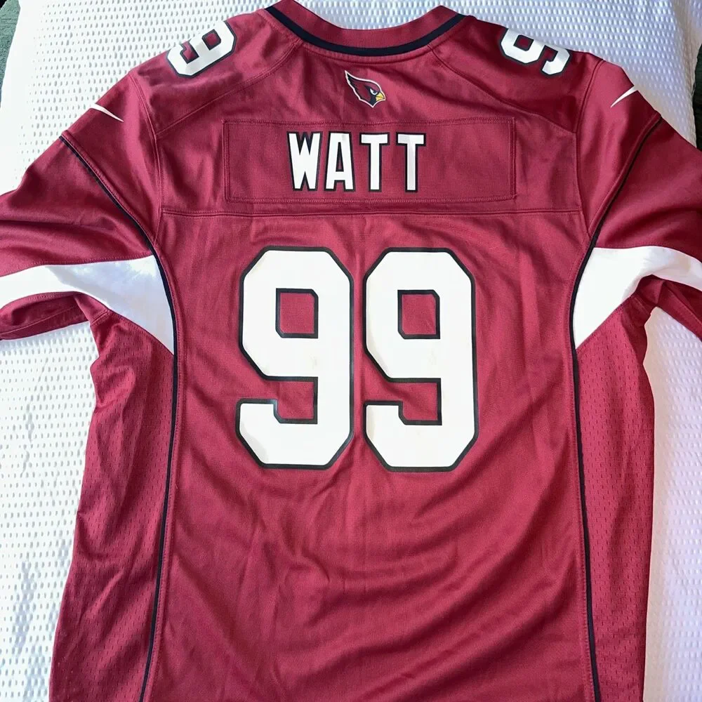 Arizona Cardinals Jersey Men L Red Nike On Field JJ Watt #99